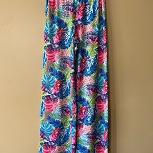 Sunny Leigh Blue and Pink Wide Leg pants